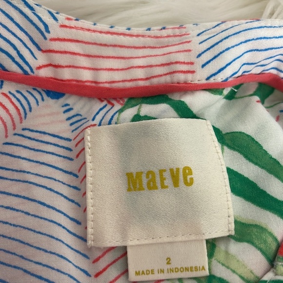 Maeve Sunseeker Sleeveless Tank in Umbrella Print - Picture 6 of 6